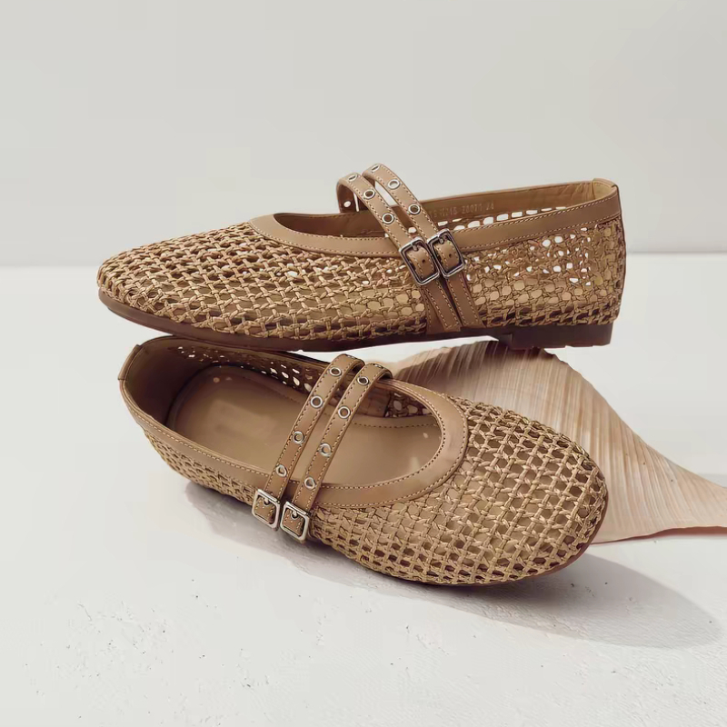 Women Fashion Simple - Fishnet Mary Jane Women's Summer New
