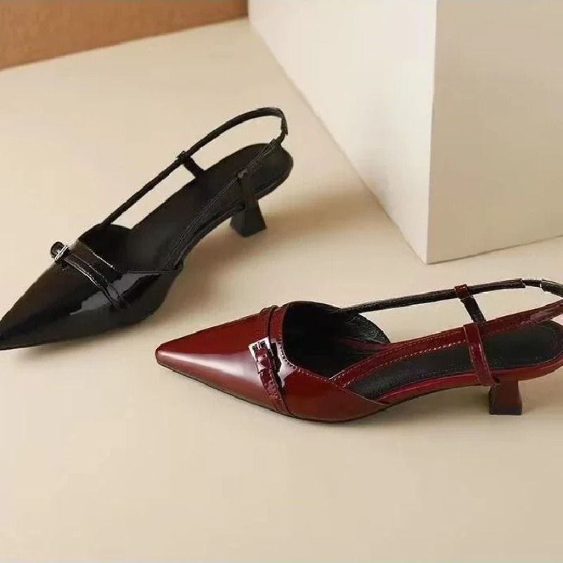 Women'S Fashion For Summer 2026 - Women Sandals Fashion Pointed Low Heels