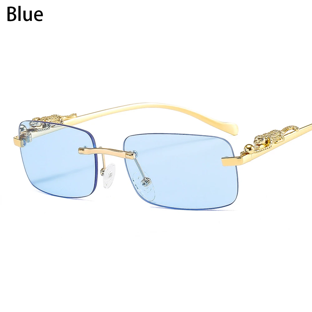 Women'S Fashion Reading Glasses - Rimless Small Square Sunglasses Women Men