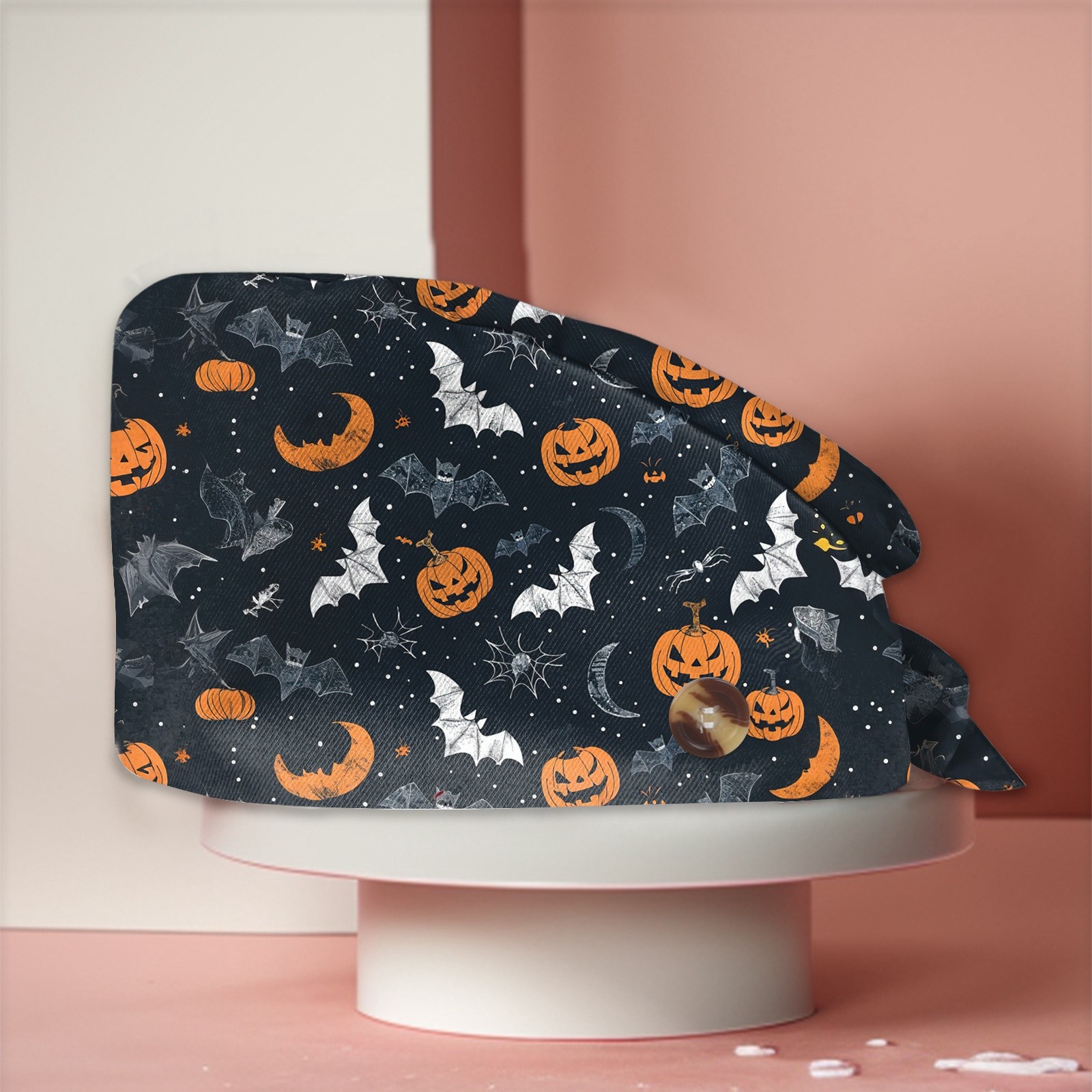 Bucket Hat Women - Halloween Nurse Hat Cute Cartoon Print
