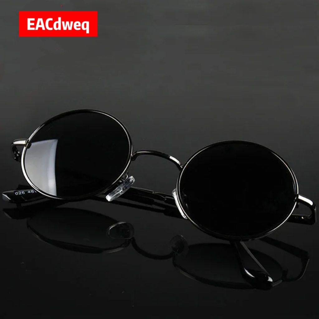 Women'S Fashion Reading Glasses - Retro Vintage Round Sunglasses Men Brand