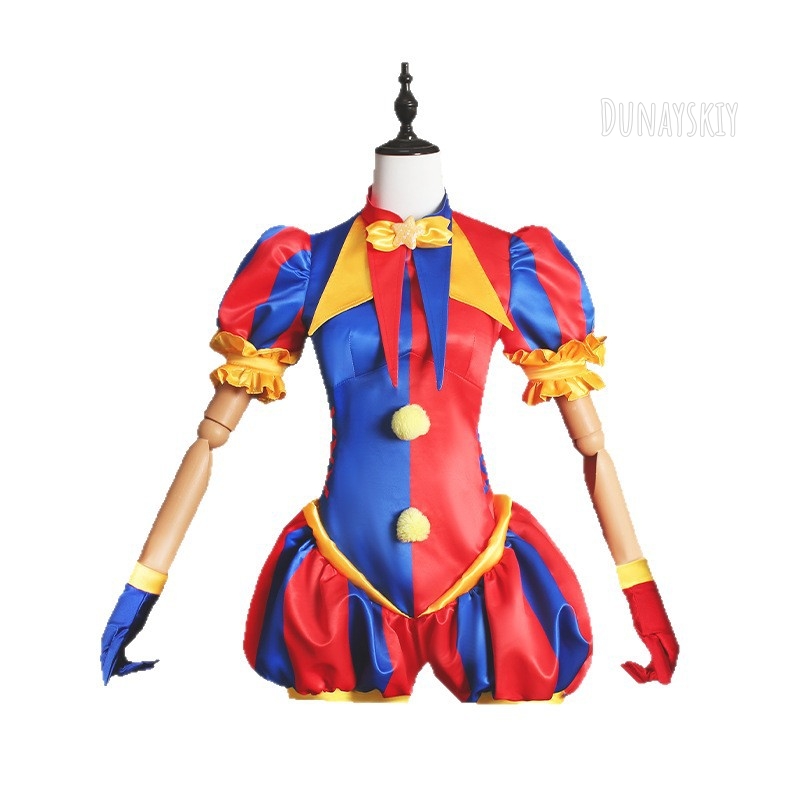 Pomni Badge Red Blue Split Jes - Women Fashion Reddit reseña y precio