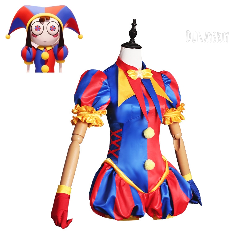 Pomni Badge Red Blue Split Jes - Women Fashion Reddit reseña y precio