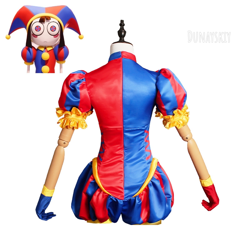 Pomni Badge Red Blue Split Jes - Women Fashion Reddit reseña y precio