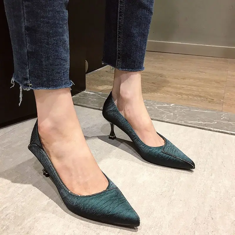 Woman Pumps Sexy Leather Casua - Women'S Fashion Quick Delivery reseña y precio