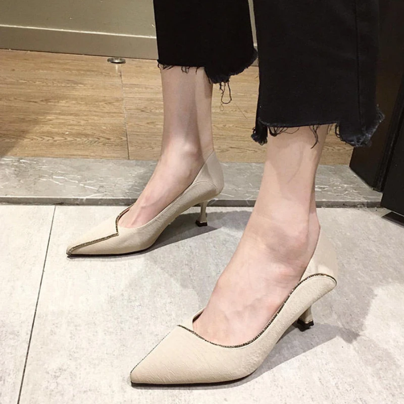 Woman Pumps Sexy Leather Casua - Women'S Fashion Quick Delivery reseña y precio