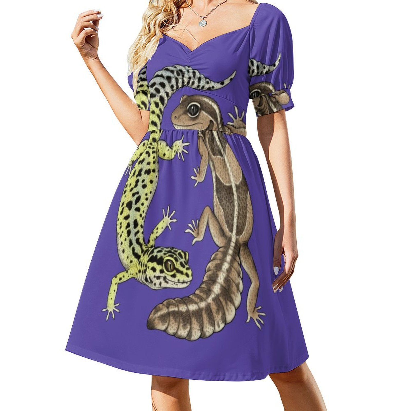 Geckos Boho Chic Dress Elegant - Women Fashion Gown reseña y precio