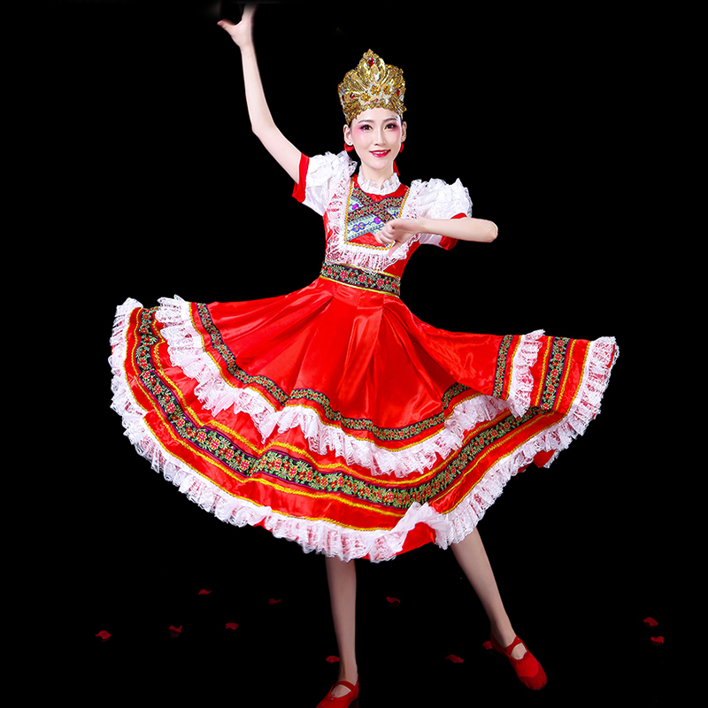 Red Russian Folk Dance Costume - Women Fashion Reddit reseña y precio