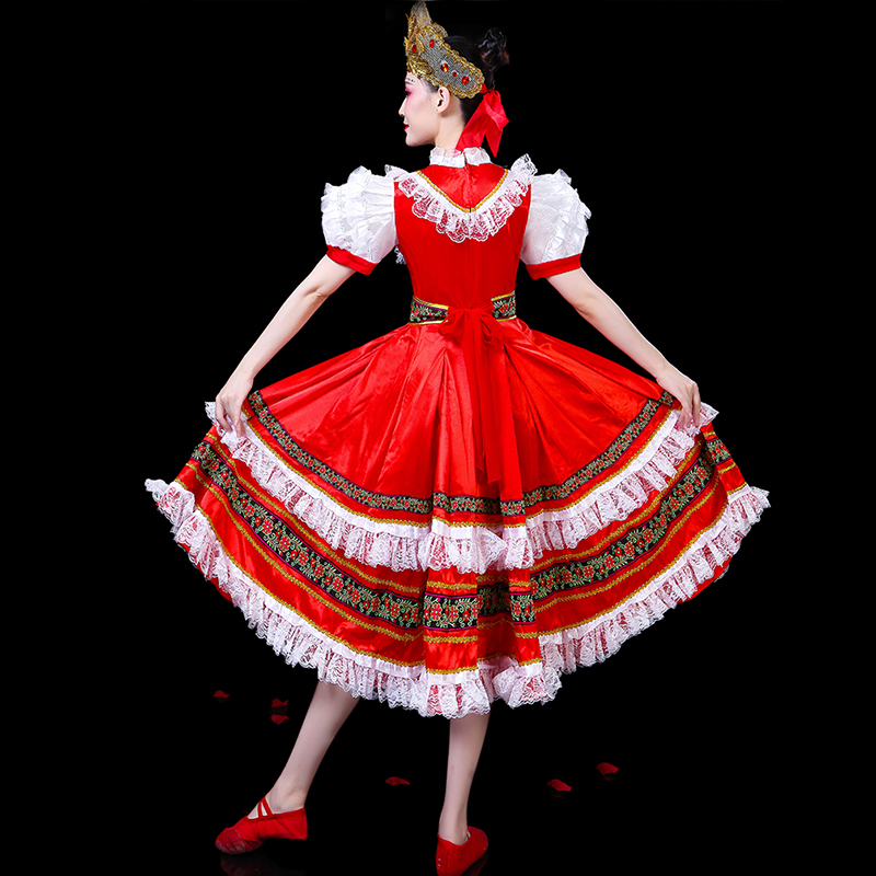 Red Russian Folk Dance Costume - Women Fashion Reddit reseña y precio