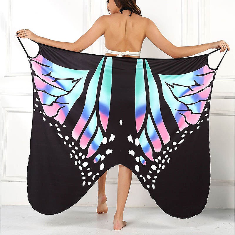 Sexy Butterfly Print Women Swi - Printed Wrap Skirt reseña y precio