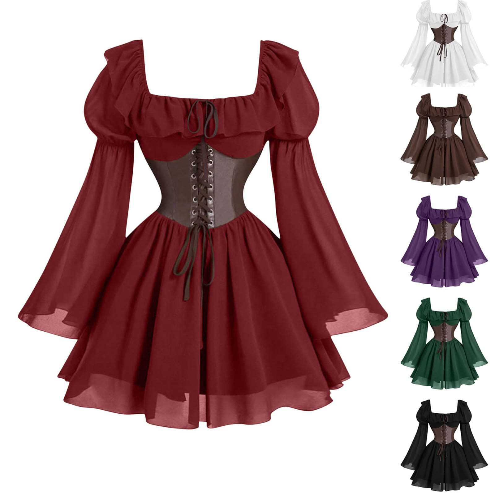 Renaissance Period Medieval Ne - Women'S Fashion Renaissance Period reseña y precio
