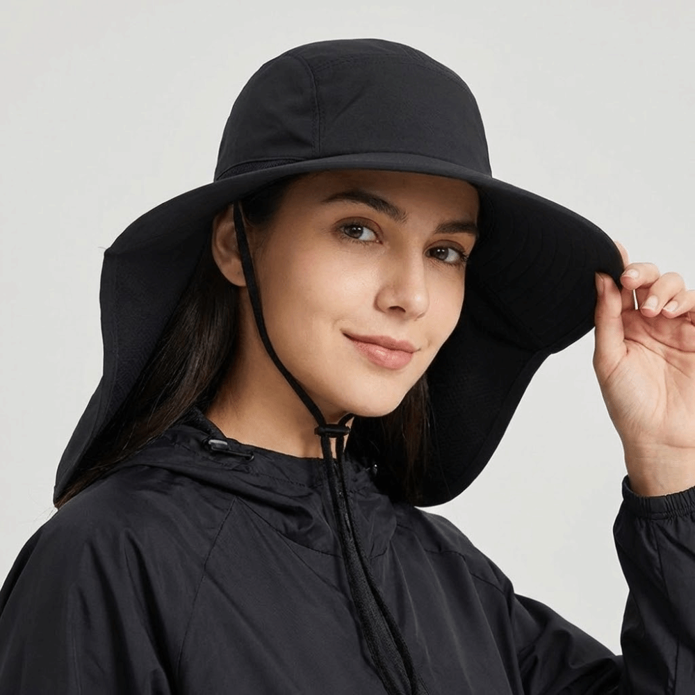 Fashion Wide Brim Outdoor Sun  - Bucket Hat Women reseña y precio