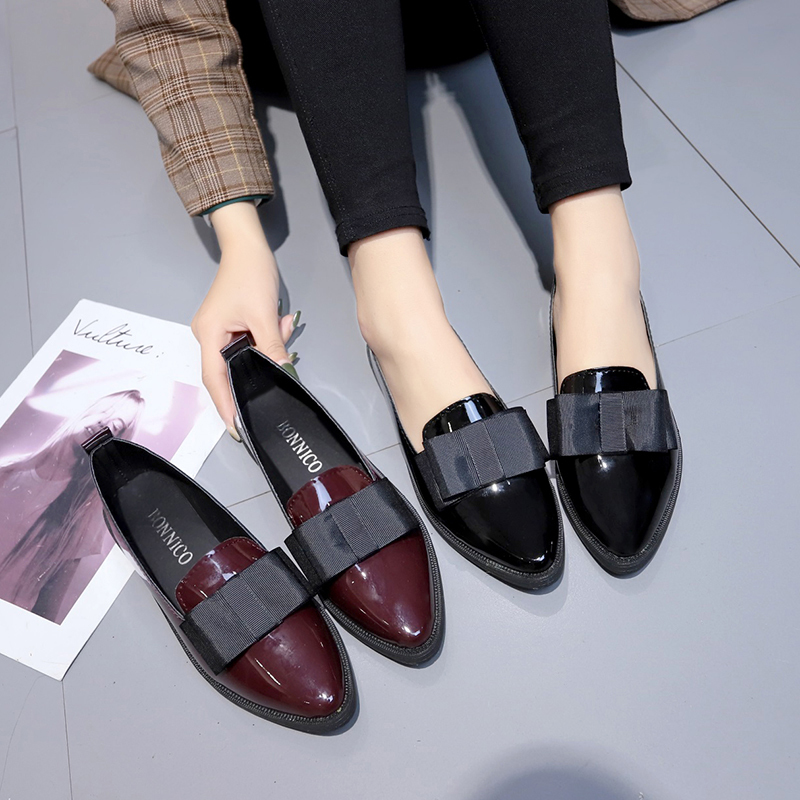Black/ Wine Red Patent Leather - Women Fashion Reddit reseña y precio