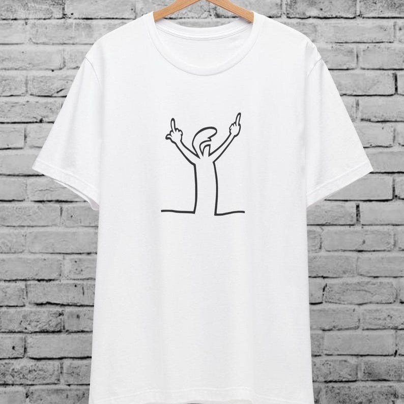 Angry La Linea Unisex T-Shirt  - Women'S Fashion From The 80S reseña y precio