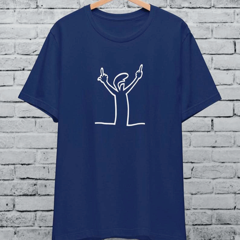 Angry La Linea Unisex T-Shirt  - Women'S Fashion From The 80S reseña y precio
