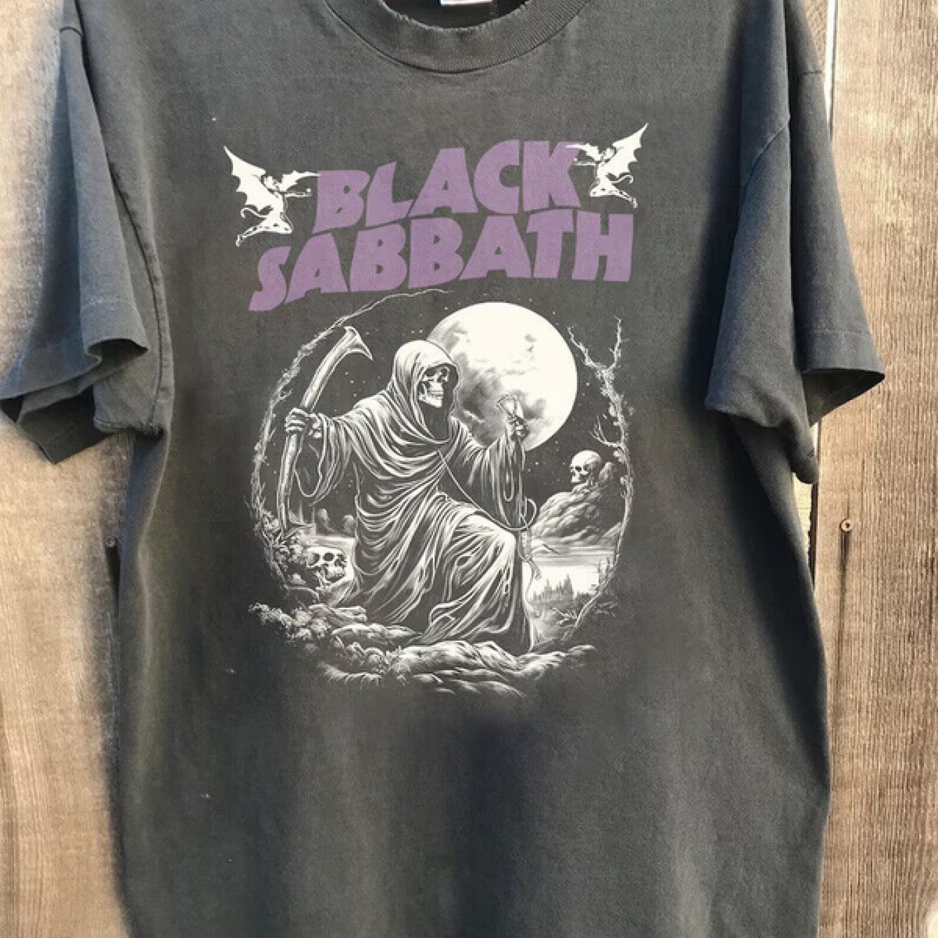 Vintage 80s Black Sabbat Band  - Women'S Fashion From The 80S reseña y precio
