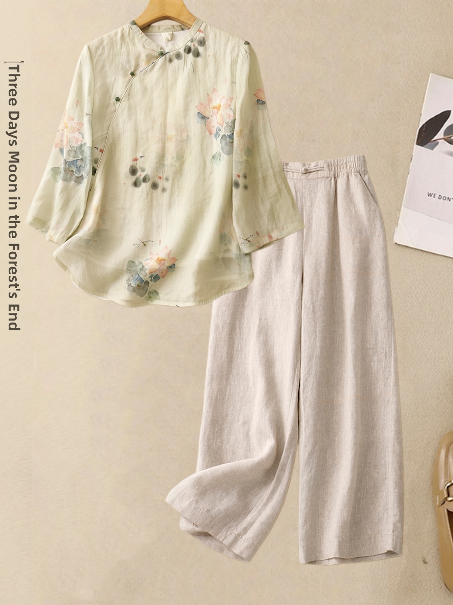Ladies Large Size Cotton Linen - Women Fashion Over The Years reseña y precio