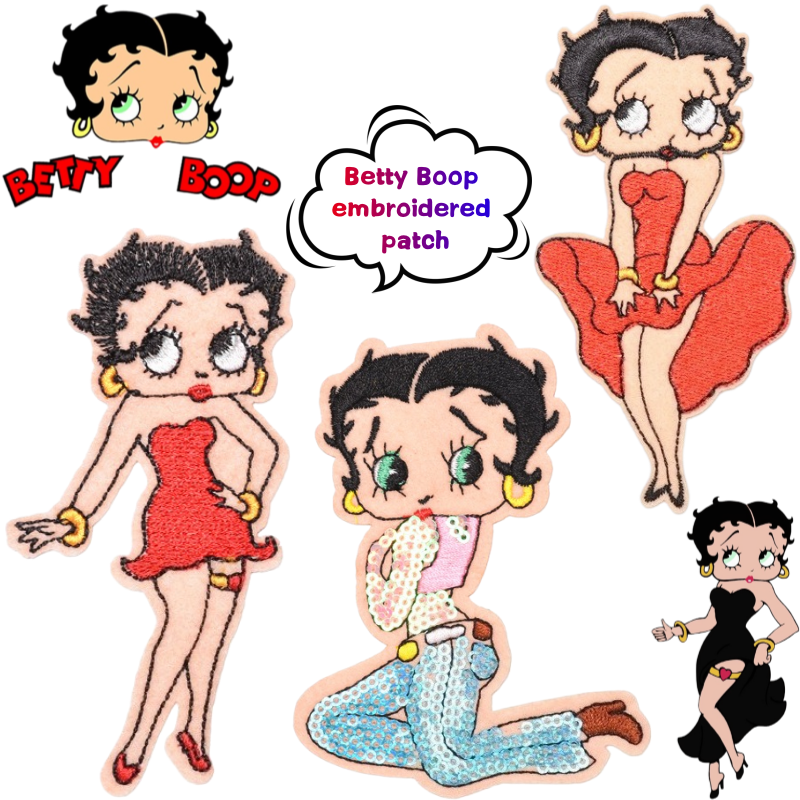 Betty Boop Patch High Color Va - Women'S Fashion Trends reseña y precio