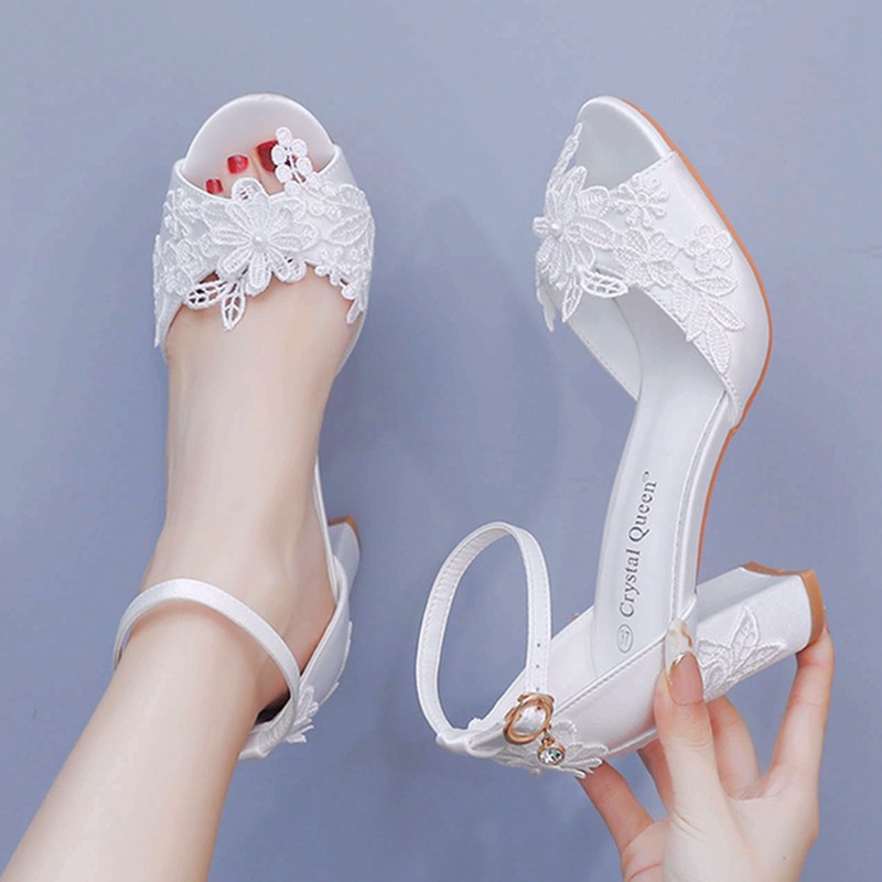 Women White Silk High Heels Su - Women'S Fashion Underwear reseña y precio