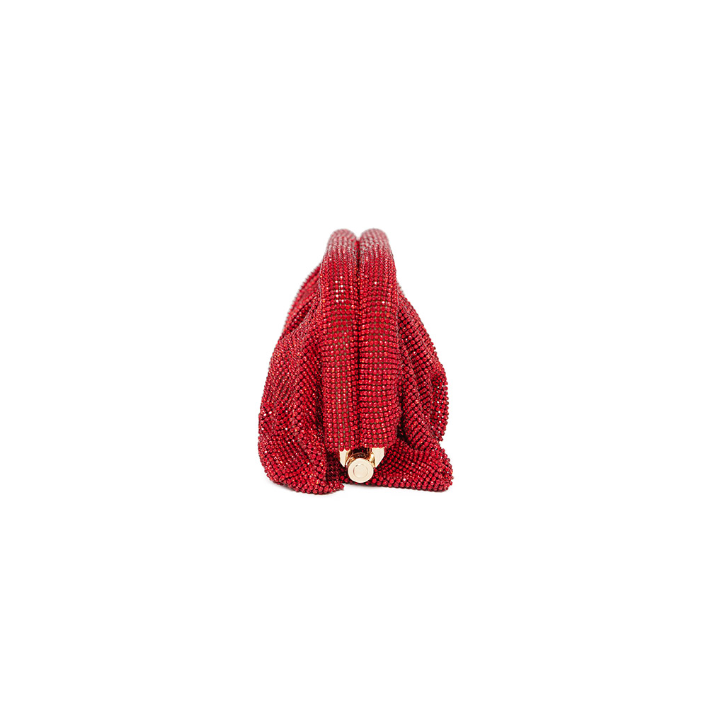 Red Aluminum Mesh Rhinestone P - Women Fashion Reddit reseña y precio