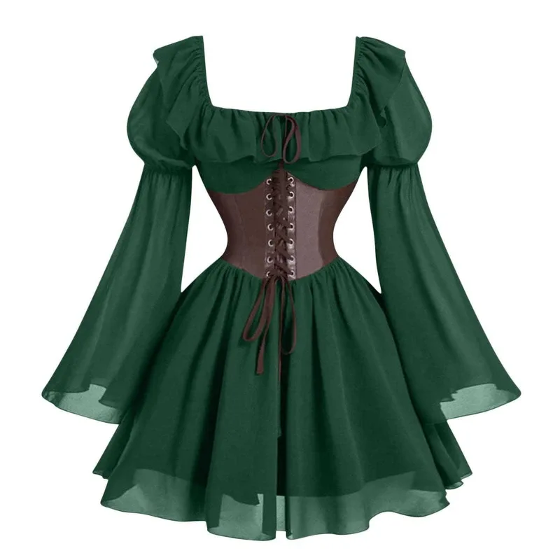 New Medieval Renaissance Perio - Women'S Fashion Renaissance Period reseña y precio