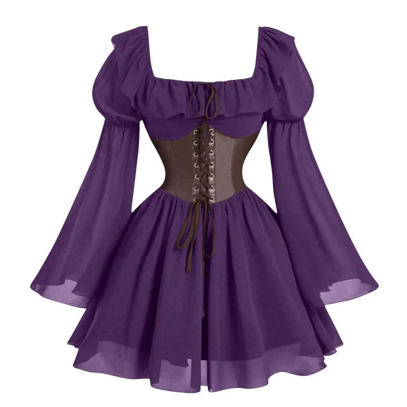 New Medieval Renaissance Perio - Women'S Fashion Renaissance Period reseña y precio