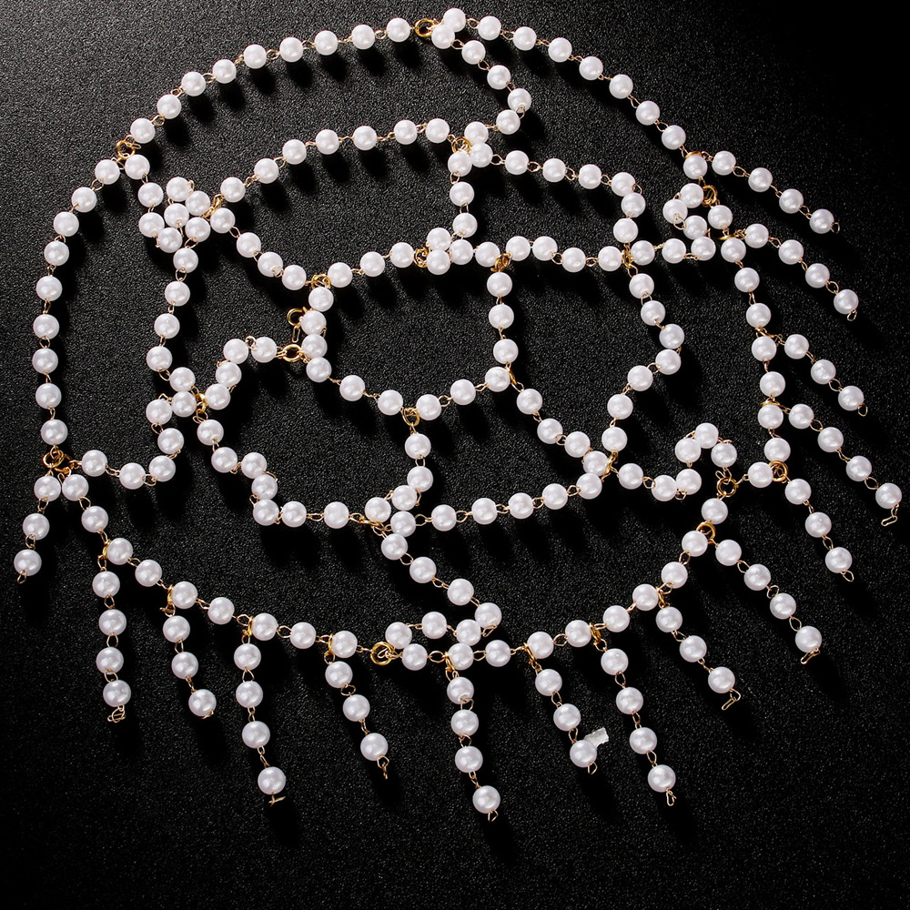 Fashion Pearl Fringe Headpiece - Women'S Fashion Roaring 20S reseña y precio