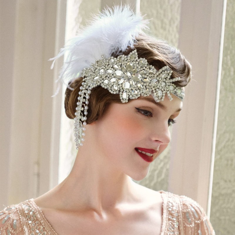 Vintage 1920s Flapper Headband - Women'S Fashion Roaring 20S reseña y precio