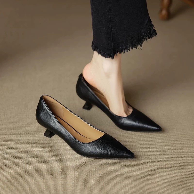 Simple Stiletto Single Shoes A - Women Fashion Simple reseña y precio