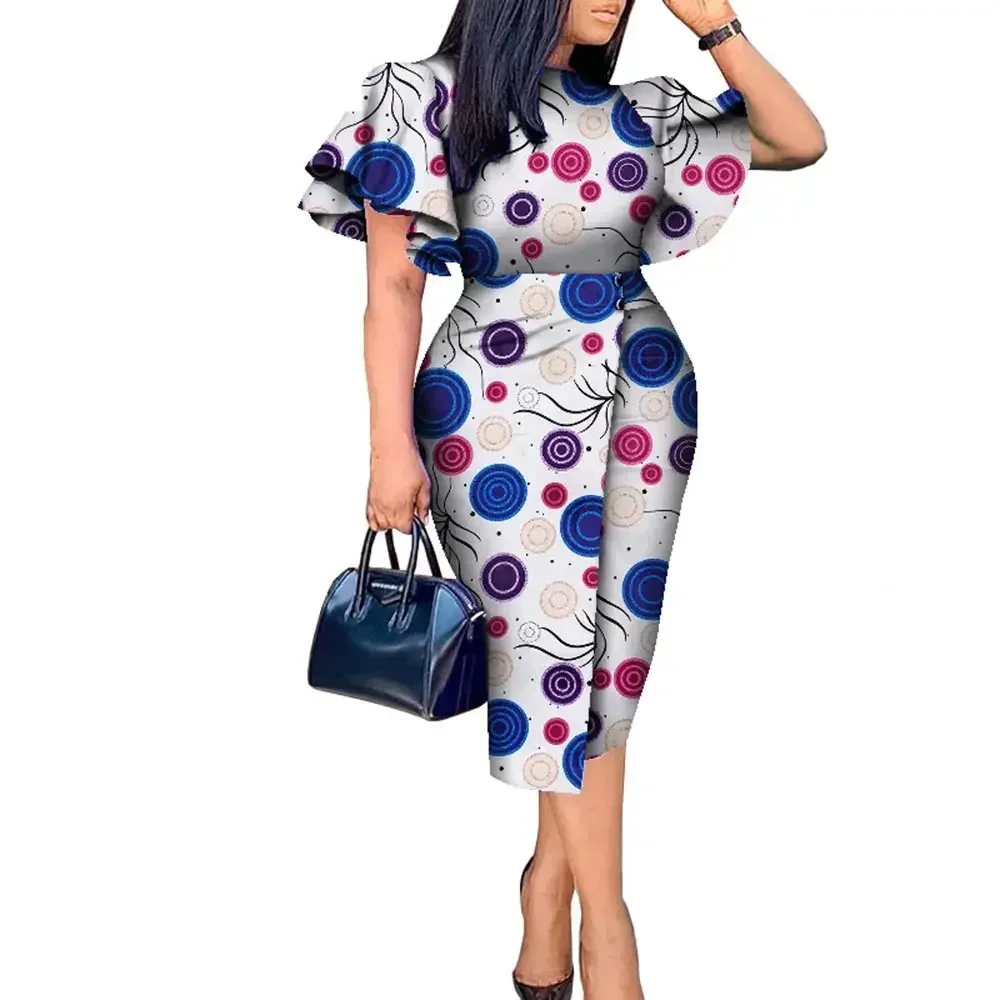 African Wax Print Women Clothi - Printed Wrap Skirt reseña y precio