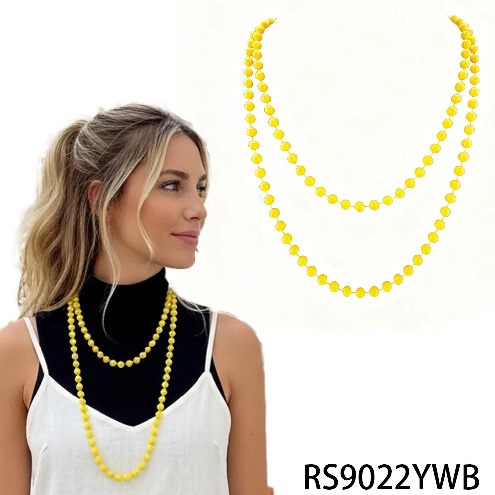 NEON BEADS NECKLACE 1980S 80S  - Women'S Fashion From The 80S reseña y precio