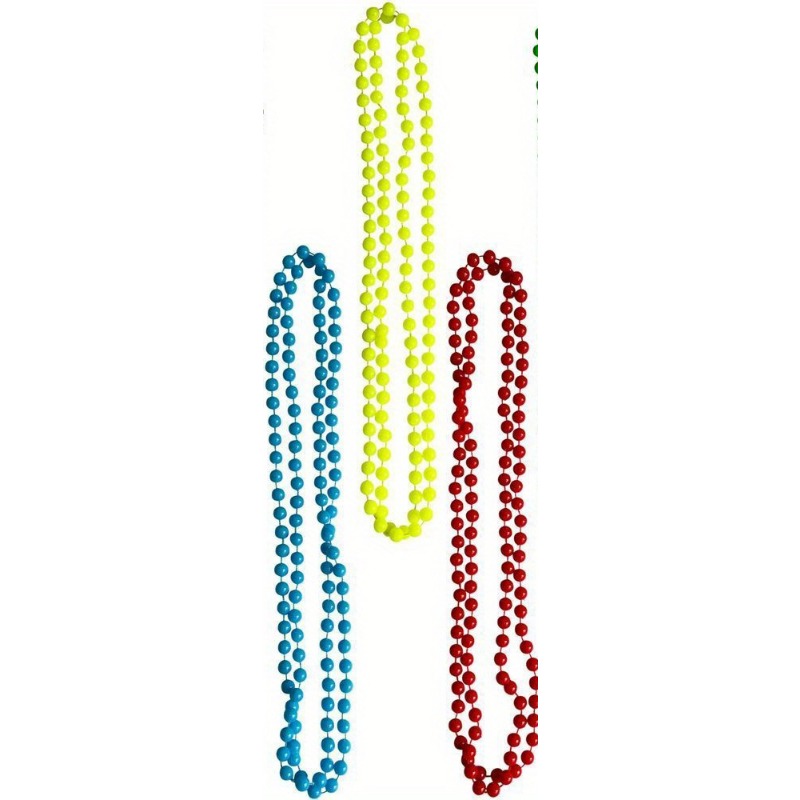 NEON BEADS NECKLACE 1980S 80S  - Women'S Fashion From The 80S reseña y precio