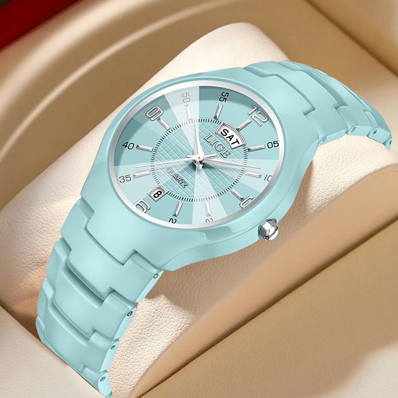 LIGE Luxury Elegant Quartz Wom - Women Fashion Simple reseña y precio