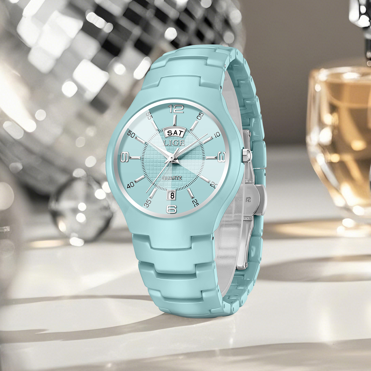 LIGE Luxury Elegant Quartz Wom - Women Fashion Simple reseña y precio