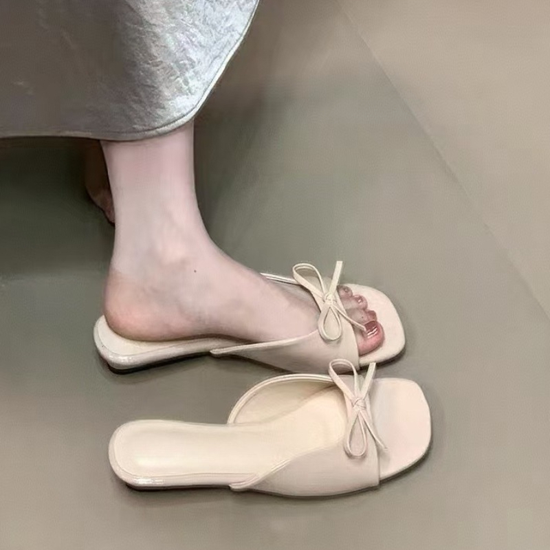 Fashion Bow Open Toe Slippers  - Women'S Fashion For Summer 2026 reseña y precio