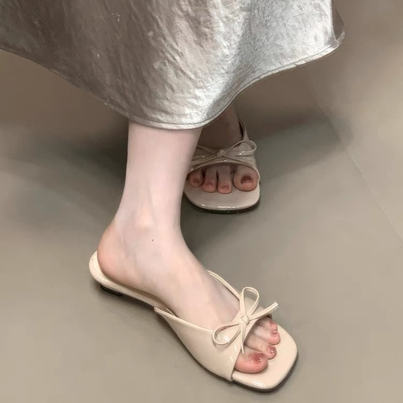 Fashion Bow Open Toe Slippers  - Women'S Fashion For Summer 2026 reseña y precio