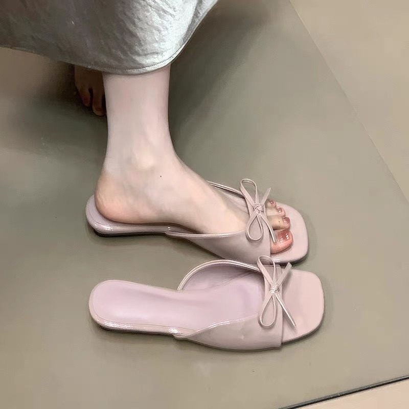 Fashion Bow Open Toe Slippers  - Women'S Fashion For Summer 2026 reseña y precio