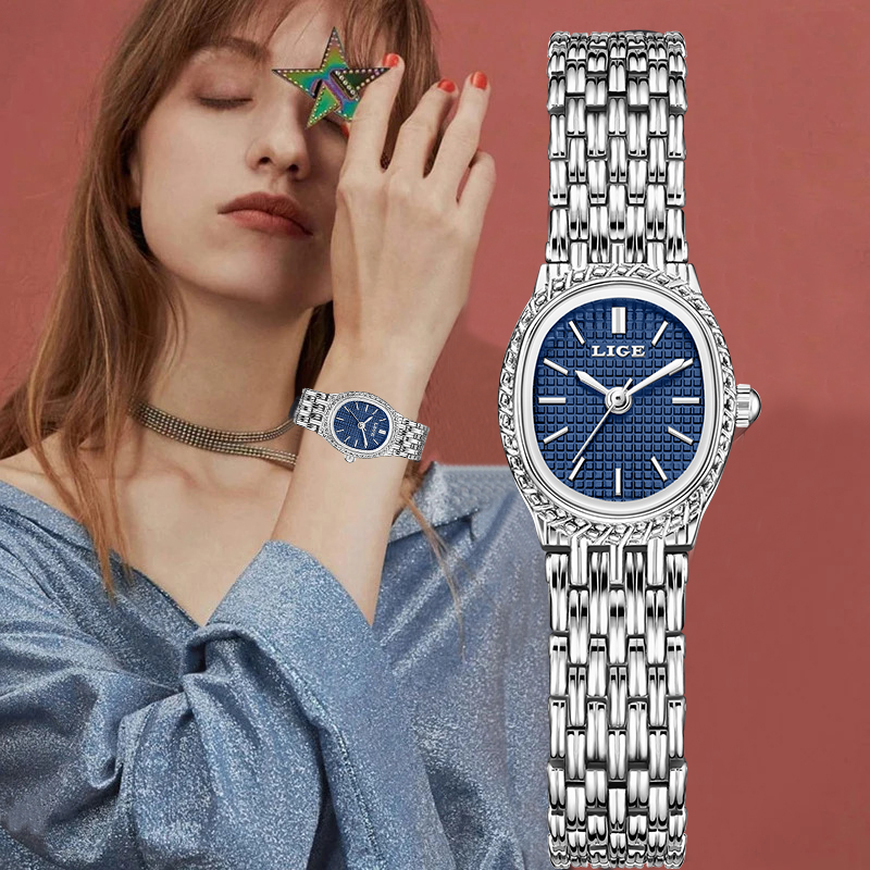 LIGE Fashion Luxury Quartz Wom - Women Fashion Simple reseña y precio