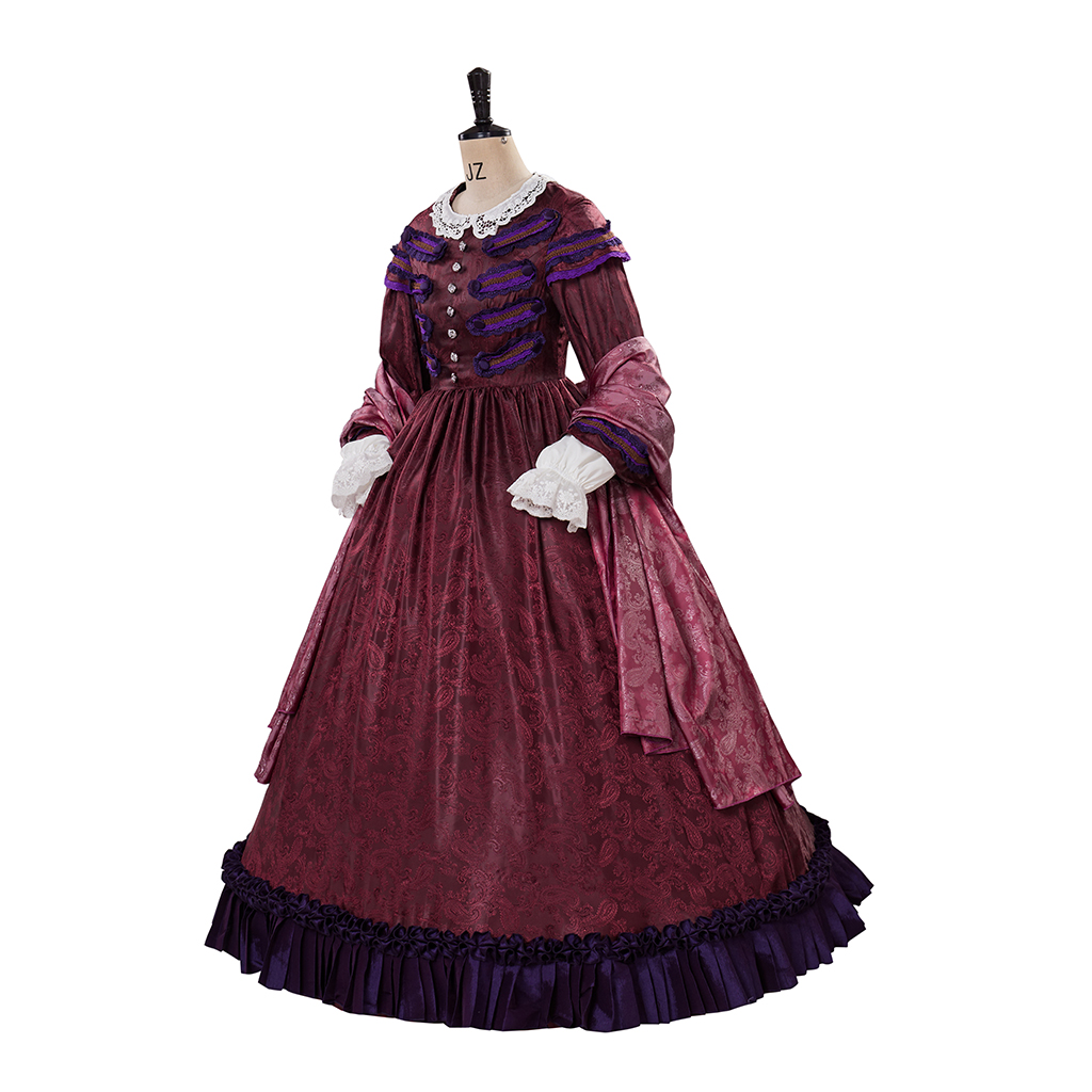 Movie Lincoln Cosplay Mary Tod - Women Fashion Gown reseña y precio