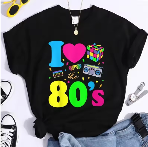 New Fashion I Love The 80s T-S - Women'S Fashion From The 80S reseña y precio