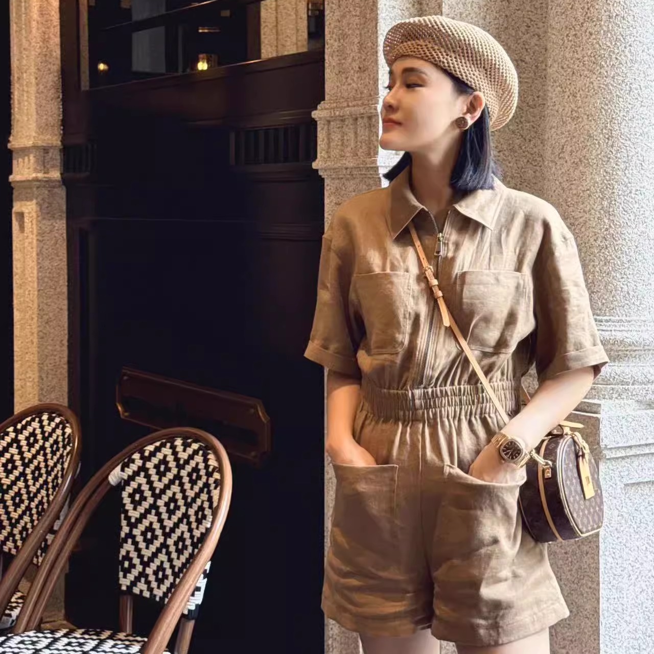 Pure Linen One-Piece Suit Wome - Women Fashion Over The Years reseña y precio