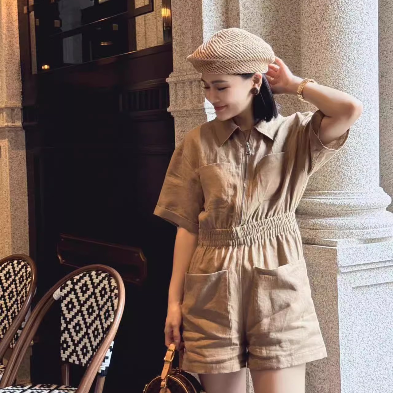 Pure Linen One-Piece Suit Wome - Women Fashion Over The Years reseña y precio