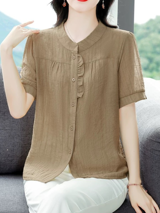 Fashionable Ice Silk Pleated C - Women Fashion Over The Years reseña y precio