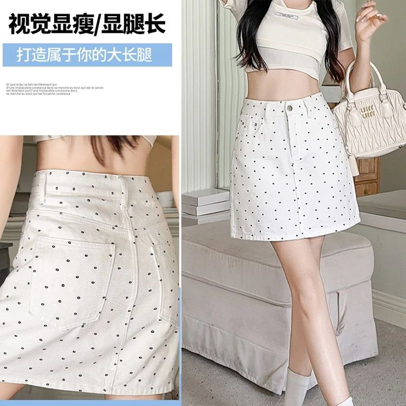 2026 Summer White Print High W - Printed Wrap Skirt reseña y precio