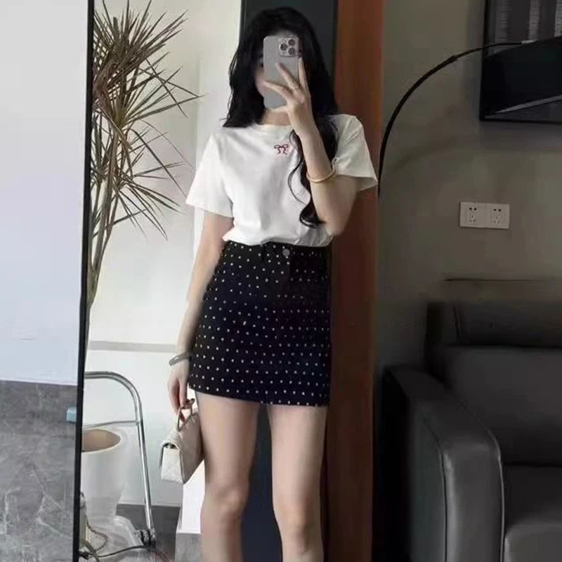 2026 Summer White Print High W - Printed Wrap Skirt reseña y precio
