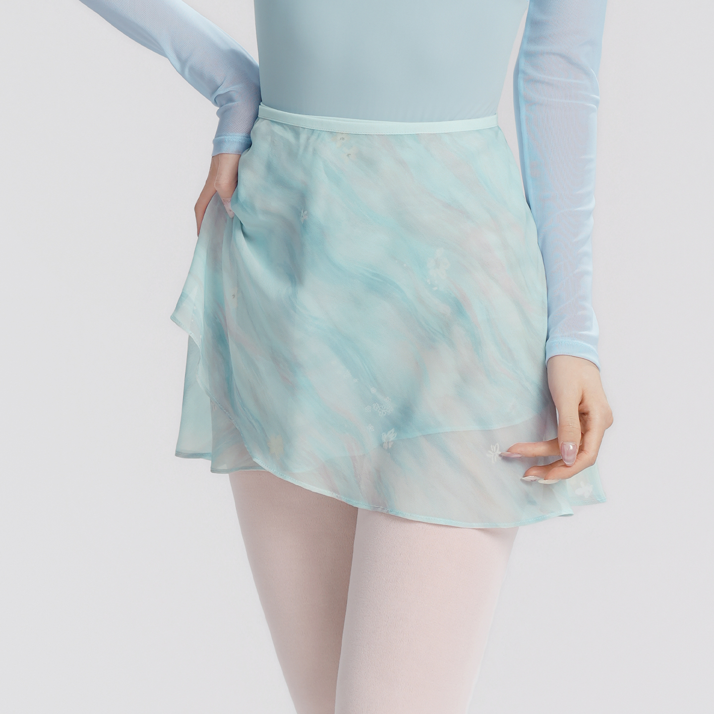 Women Printed Lace-up Dance Wr - Printed Wrap Skirt reseña y precio