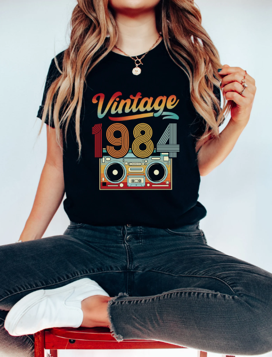 Vintage 1984 Cassette Tape Gra - Women'S Fashion From The 80S reseña y precio