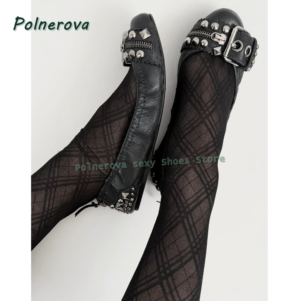 Rivet Belt Buckle Mary Jane Sh - Women'S Fashion For Summer 2026 reseña y precio