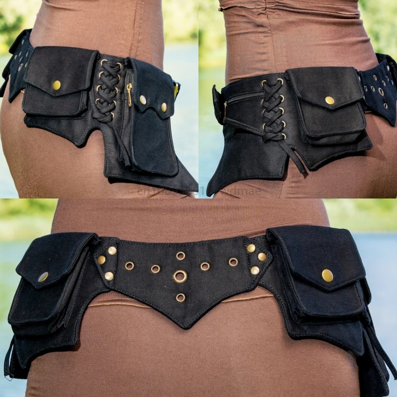 OA Retro Waist Bags Fashion Hi - Women'S Fashion Utility Belt reseña y precio