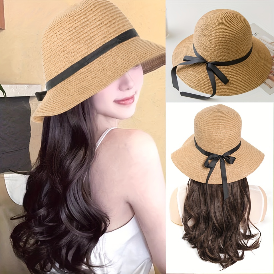 Long  body wave Hat Wig, Long  - Bucket Hat Women reseña y precio